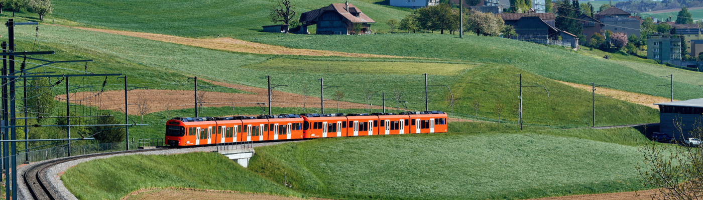 Worbla unterwegs auf der S7 zwischen Bern und Worb.