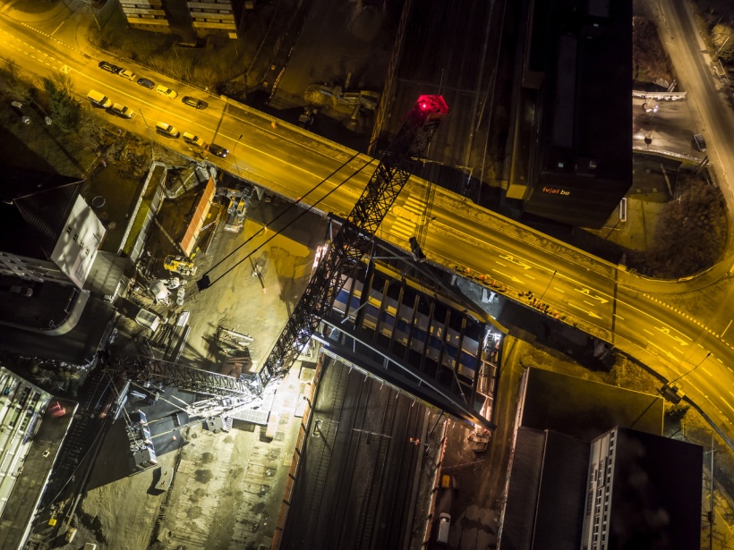 Baustelle Stauffacherbrücke (Bild: SBB)