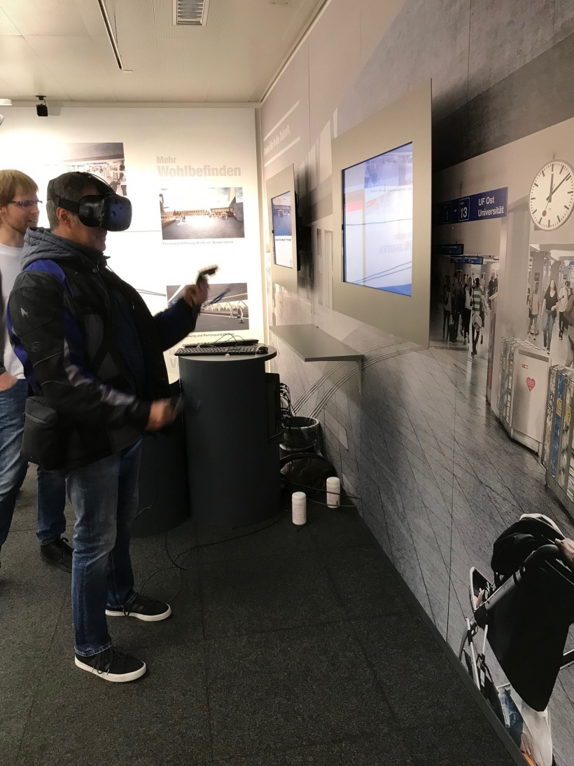 Virtuelle Reise durch den Bahnhof der Zukunft